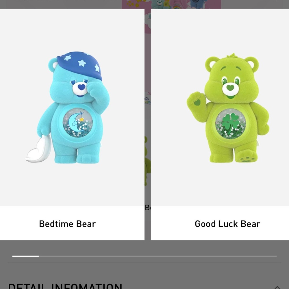 POP MART Care Bears Colorful Hugs Series Figures